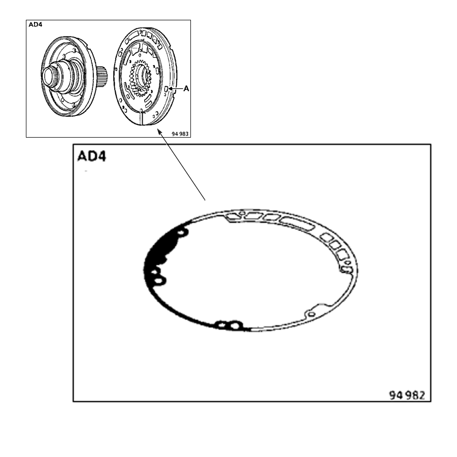 PUMP GASKET AD4 89-98