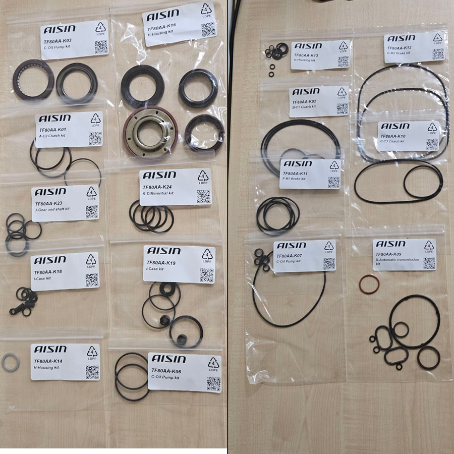 OHK SEAL KIT WITHOUT PISTONS TF-80SC, TF-80SD, TF-81SC, TF-82SC, TF-83SC